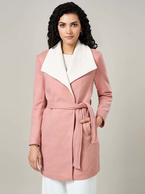 Annabelle by Pantaloons Pink Plain Jacket-picture-22