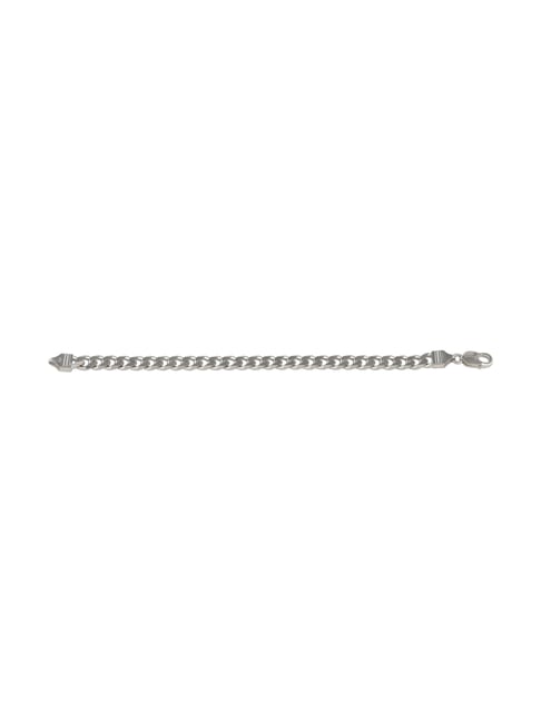 Muthoot Pappachan Swarnavarsham 925 Silver Chain Bracelet