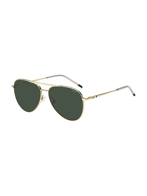 HUGO Green Pilot Sunglasses for Men