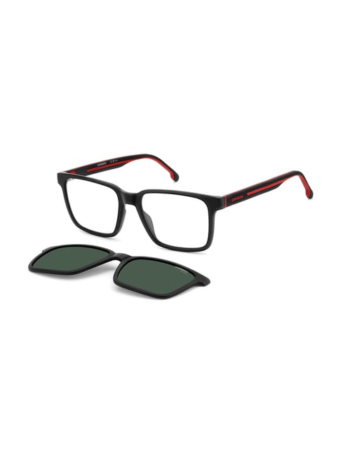 Carrera Green Rectangular Sunglasses for Men With Changeable Lens