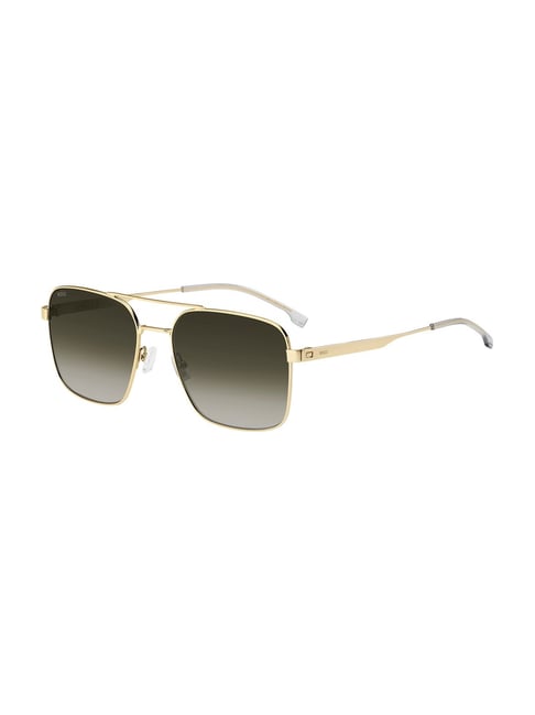 Hugo Boss Green Rectangular Sunglasses for Men - Main Image