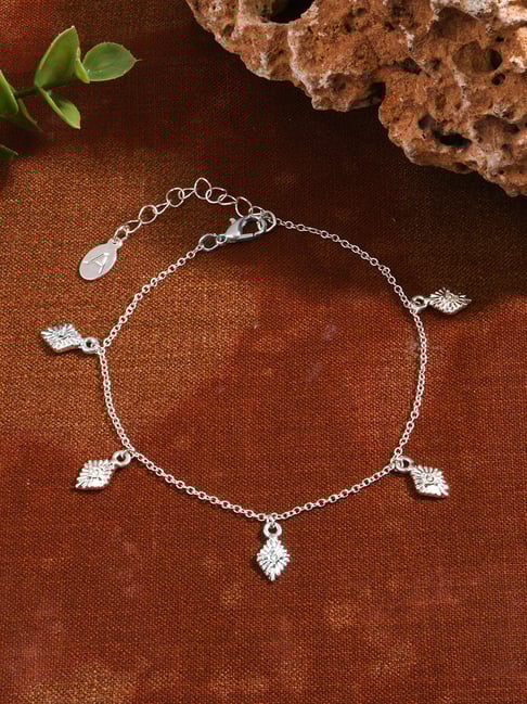 Accessorize London Crystal Zinc Anklet-picture-33
