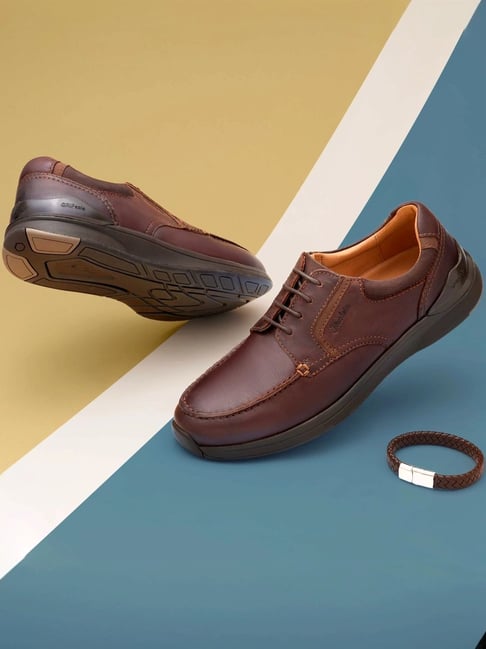 Florsheim Men's Jin Brown Derby Shoes
