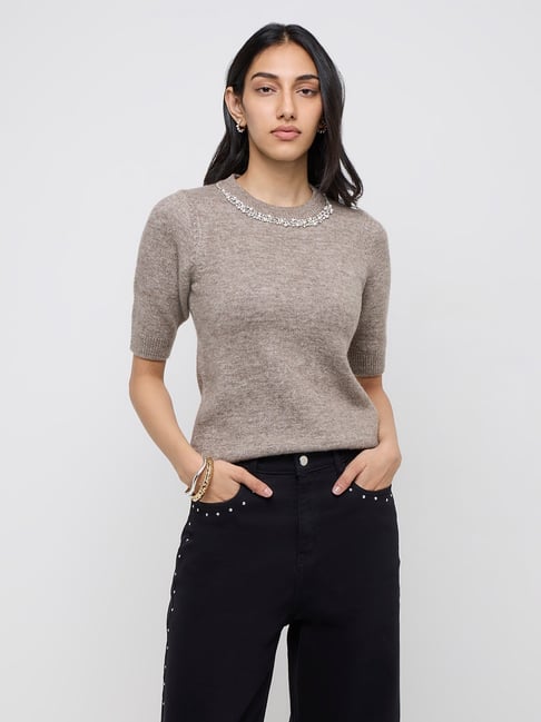 Sweater Embellished Knitwear Buy H&M Embellished Jumper Sweaters