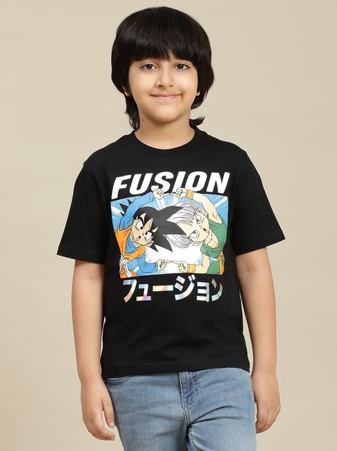 Kidsville Boys Black Cotton Printed T-Shirt-picture-42