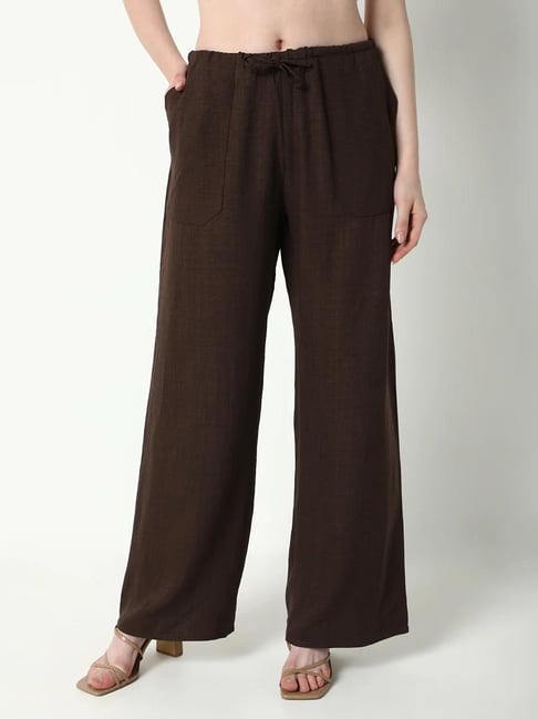 showoffff Showoff Brown Regular Fit Trousers-picture-10