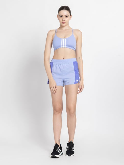 adidas Blue Regular fit Printed Shorts