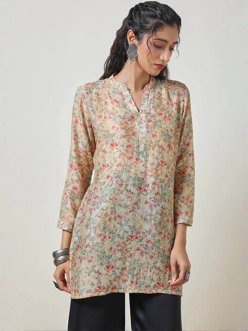 Soch Beige Printed Tunic
