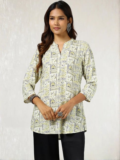 Soch Yellow Printed Tunic-picture-42