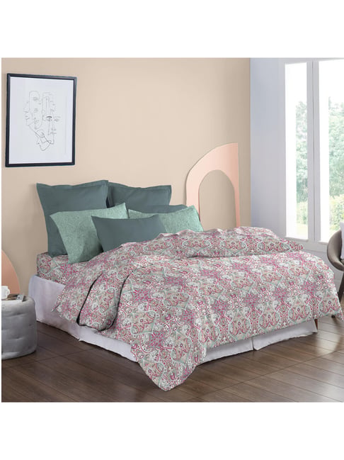 Mytrident Soft Comfort Bed in a bag King Size Bedsheet Set, Comforter & Pillow Cover-image-38