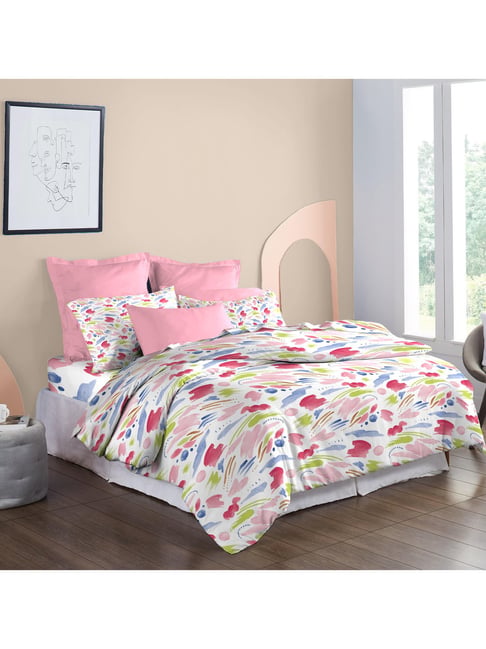 Mytrident Soft Comfort Bed in a bag King Size Bedsheet Set, Comforter & Pillow Cover-image-9