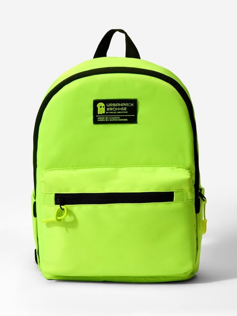 The Souled Store 12 Neon Green Medium Backpack