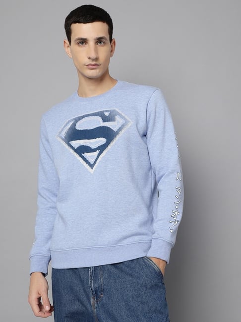 Free Authority Blue Regular fit Printed Sweatshirt-picture-35