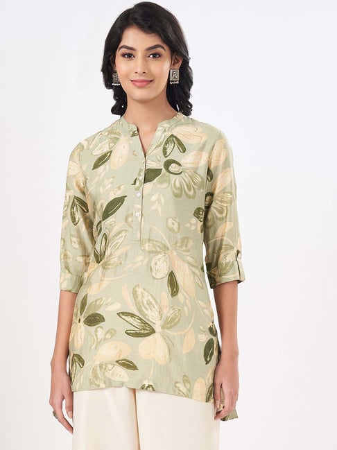 Rangmanch by Pantaloons Green Printed Tunic-picture-43