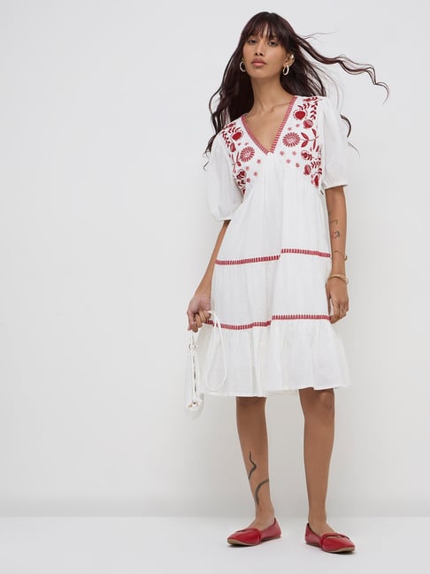 Bibiy. PEONY DRESS ビビィPEONY DRESS BIBIY. MADE | PEONY DRESS WHITE｜Bibiy.