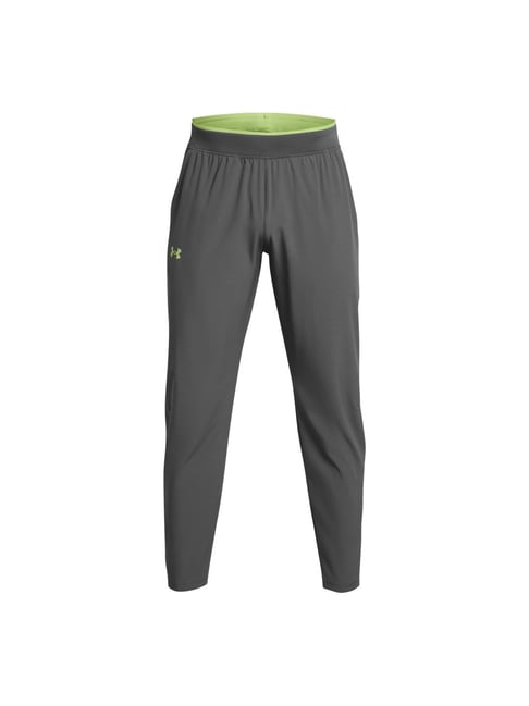 Under Armour Grey Slim Fit Logo Printed Sports Trackpants