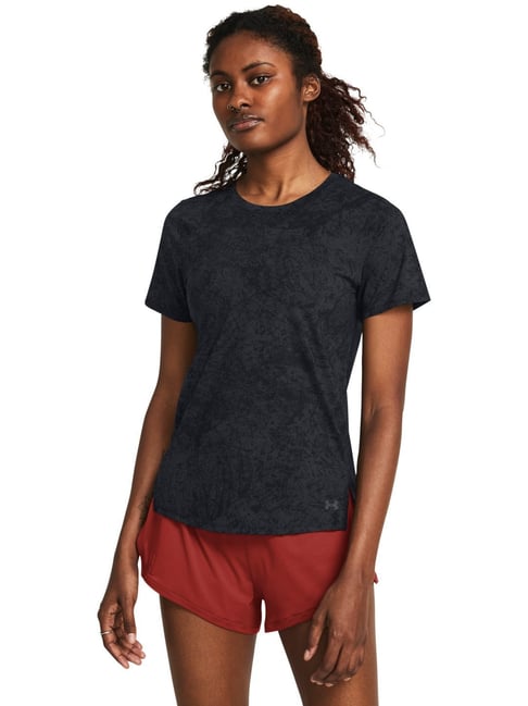 Under Armour Black Regular Fit Printed Sports T-Shirt-picture-19