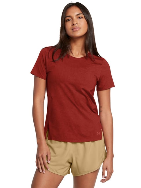 Under Armour Orange Regular Fit Sports T-Shirt-picture-28