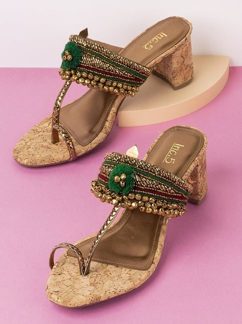 Inc.5 Women's Green Toe Ring Sandals-picture-31