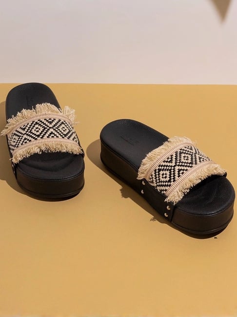Inc.5 Women's Black Casual Sandals-picture-29