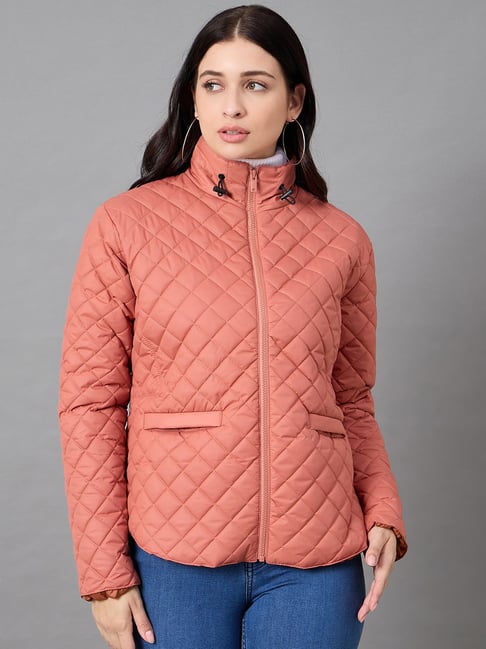 Club York Rust Polyester Regular Fit Casual Jackets-picture-32