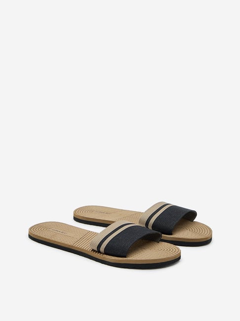 LUNA BLU by Westside Black Knitted Flip-Flop