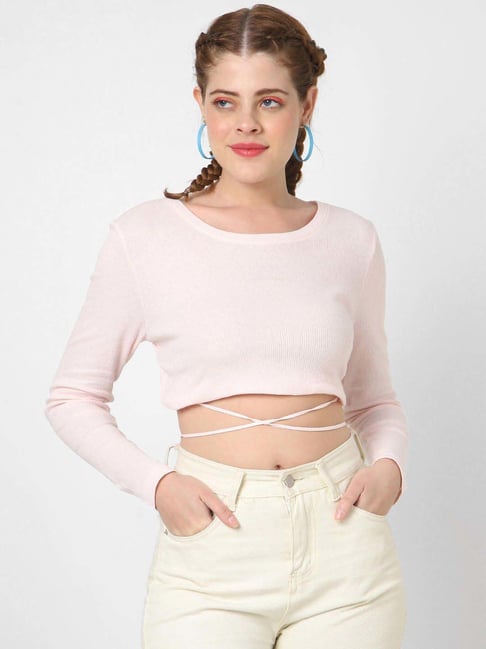VASTRADO Pink Plain Top