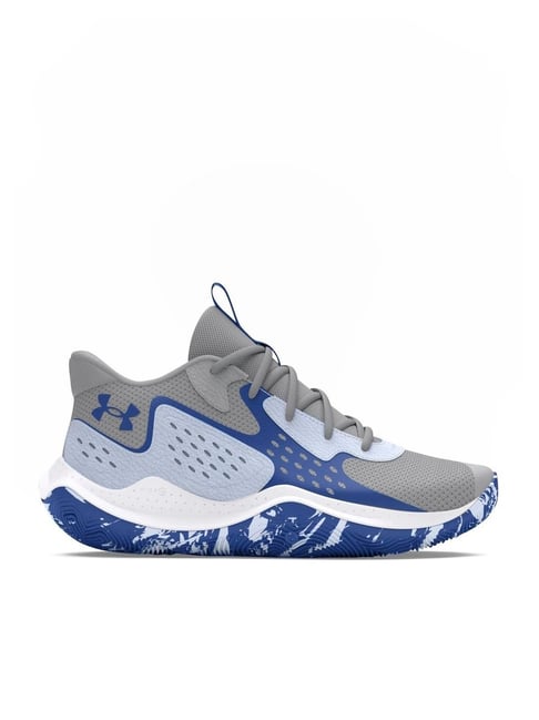 Under Armour Men's Jet '23 Grey Basketball Shoes-image-21