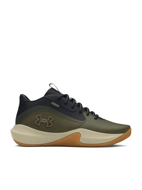 Under Armour Men's Lockdown Green Basketball Shoes