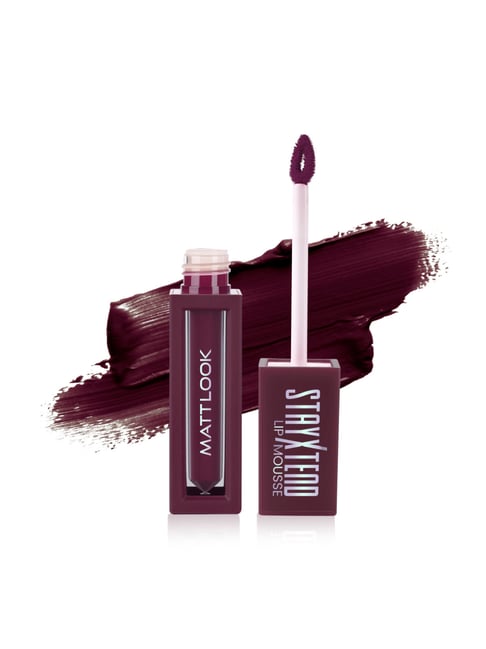Matt Look Stayxtend Lip Mousse Enriched & Non Sticky Sugar Plum-11 - 4 ml-image-14