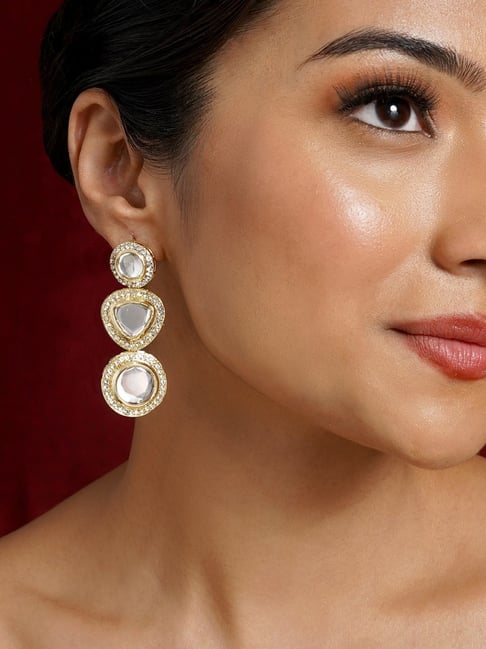 Teejh Nazakat Light Gold Earrings-picture-32