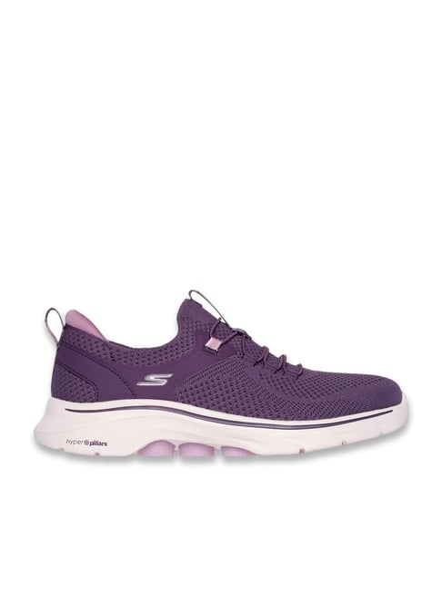 Skechers Women's GO WALK 7 - ABIE Plum Walking Shoes-picture-31