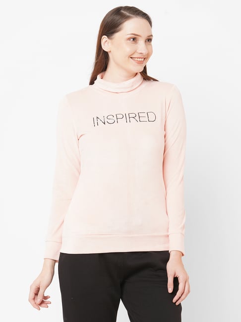 Sweet Dreams Pink Regular Fit Print Sweatshirts-picture-39