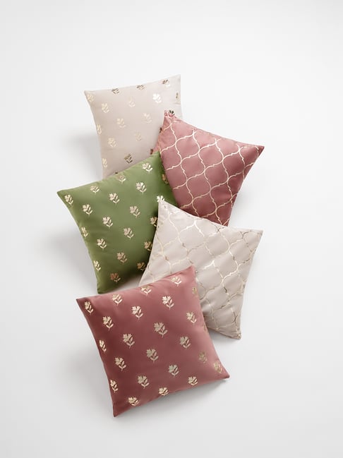 Haus & Kinder Multi Velvet Printed Cushion Covers-image-7