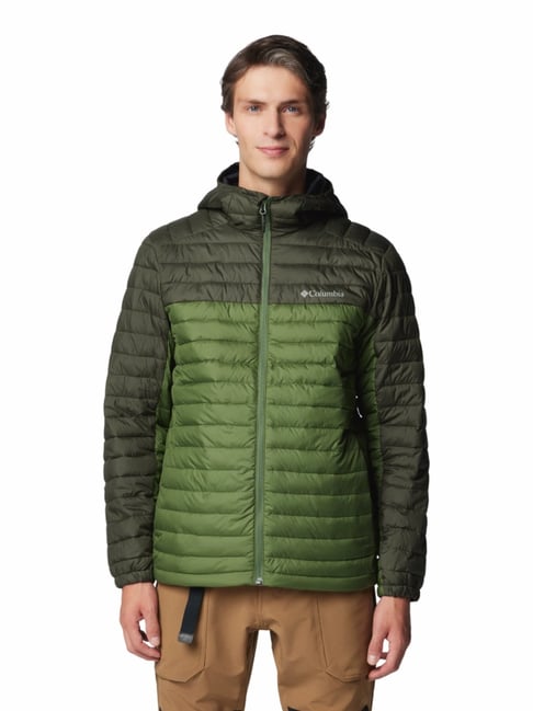 Columbia Green Regular Fit Quilted Hooded Jacket-picture-40