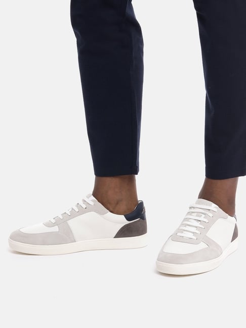 Buy Geox Men's U Avola A Off White Casual Sneakers for Men at Best - Main Image