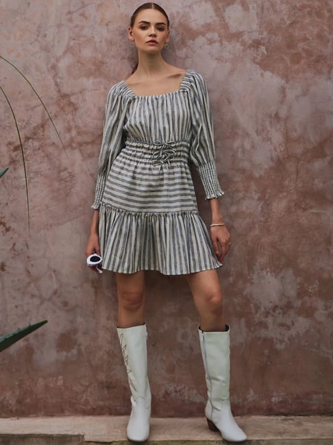 House Of Fett White Crossroads Dress