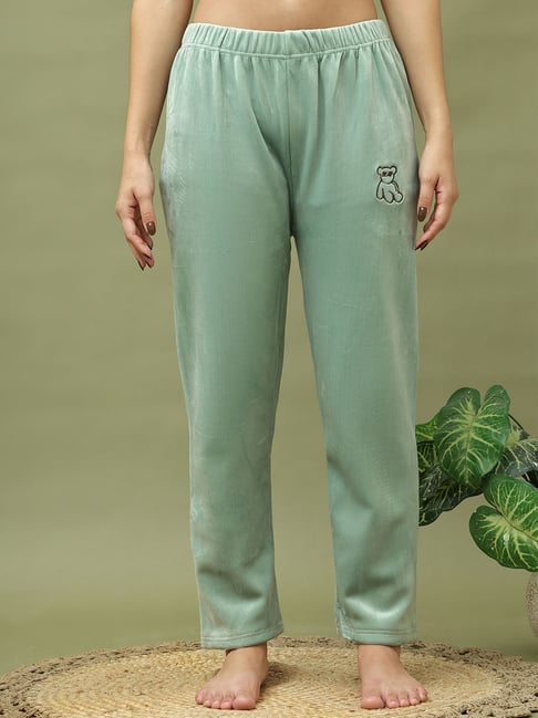 TAG 7 Green Velvet Regular Lounge Pant-picture-33