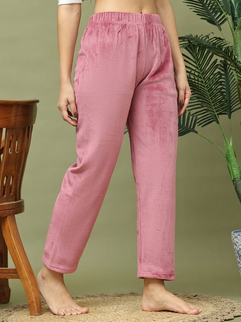 TAG Mauve Velvet Regular Lounge Pant