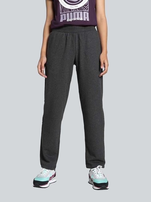 Puma Brand Grey Puma Tracksuit Bottoms One8 X PUMA Grey Brand Logo