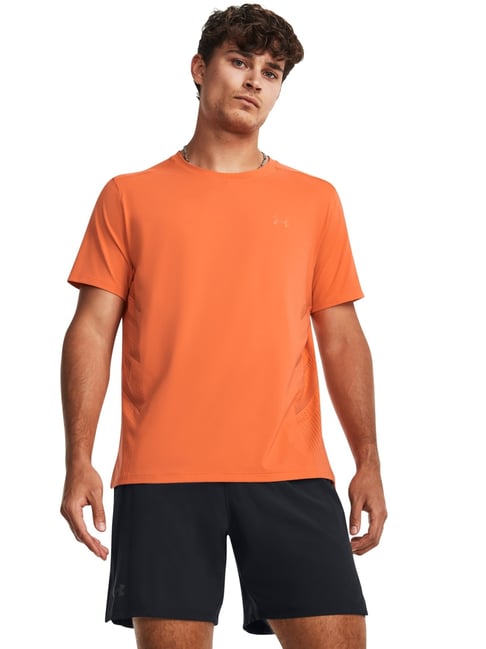 Under Armour Orange Slim Fit Sports T-Shirt-picture-46