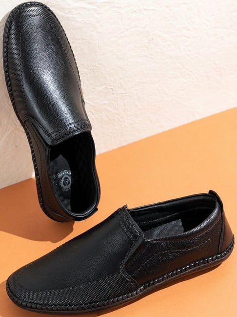 Atesber by Men's Black Casual Loafers