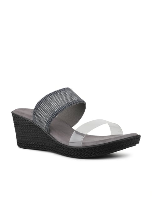 Women's Grey Casual Wedges