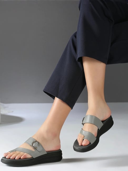 Buy Inc.5 Women's Grey Toe Ring Sandals for Women at Best Price