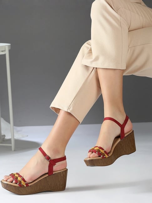 Toe Lazada Sandal Wedges Korean Summer Women Step In Wedges