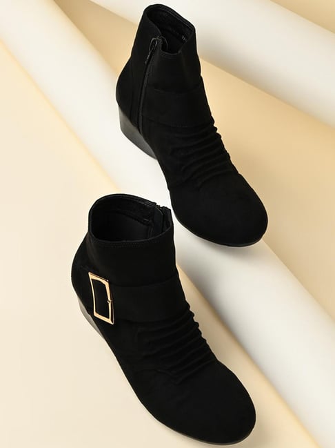Buy Rocia Women Casual Black Boot at Best Price Tata Cliq