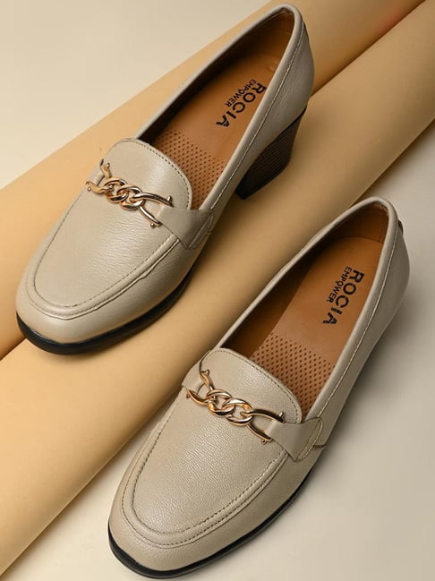 Rocia Women Workwear Beige Shoe Slip-On-picture-26