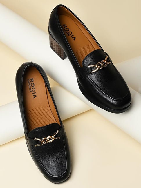 Rocia Women Workwear Black Shoe Slip-On-picture-19