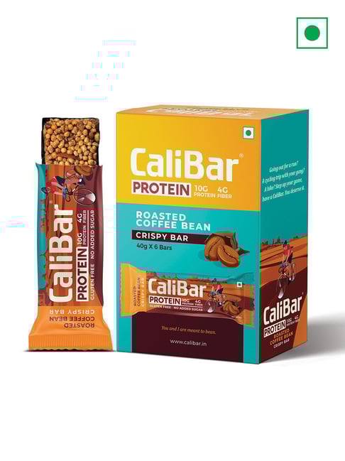 Calibar 10g Protein Bar - Roasted Coffee bean - Pack of 6