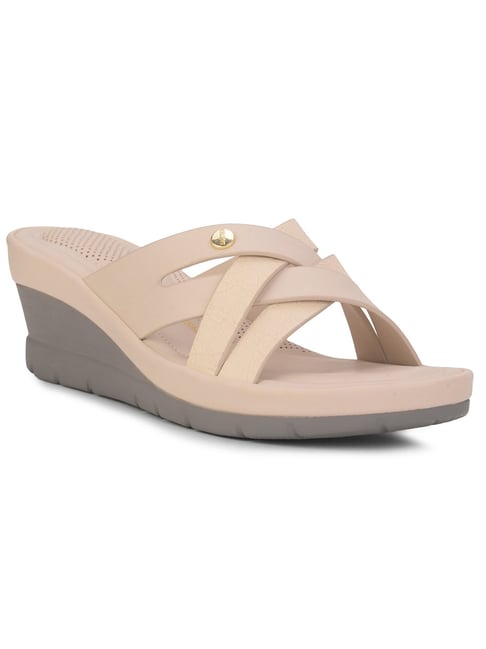 Bata Women Winter Beige Sandals